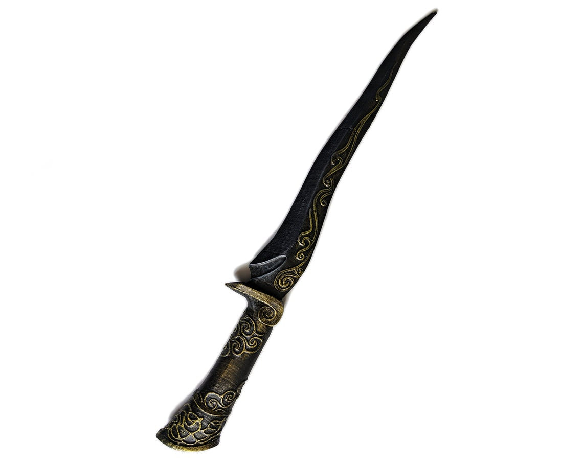 Ebony dagger - Skyrim inspired prop