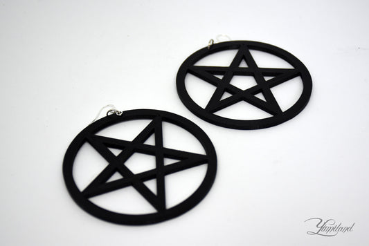 Pentagram earrings