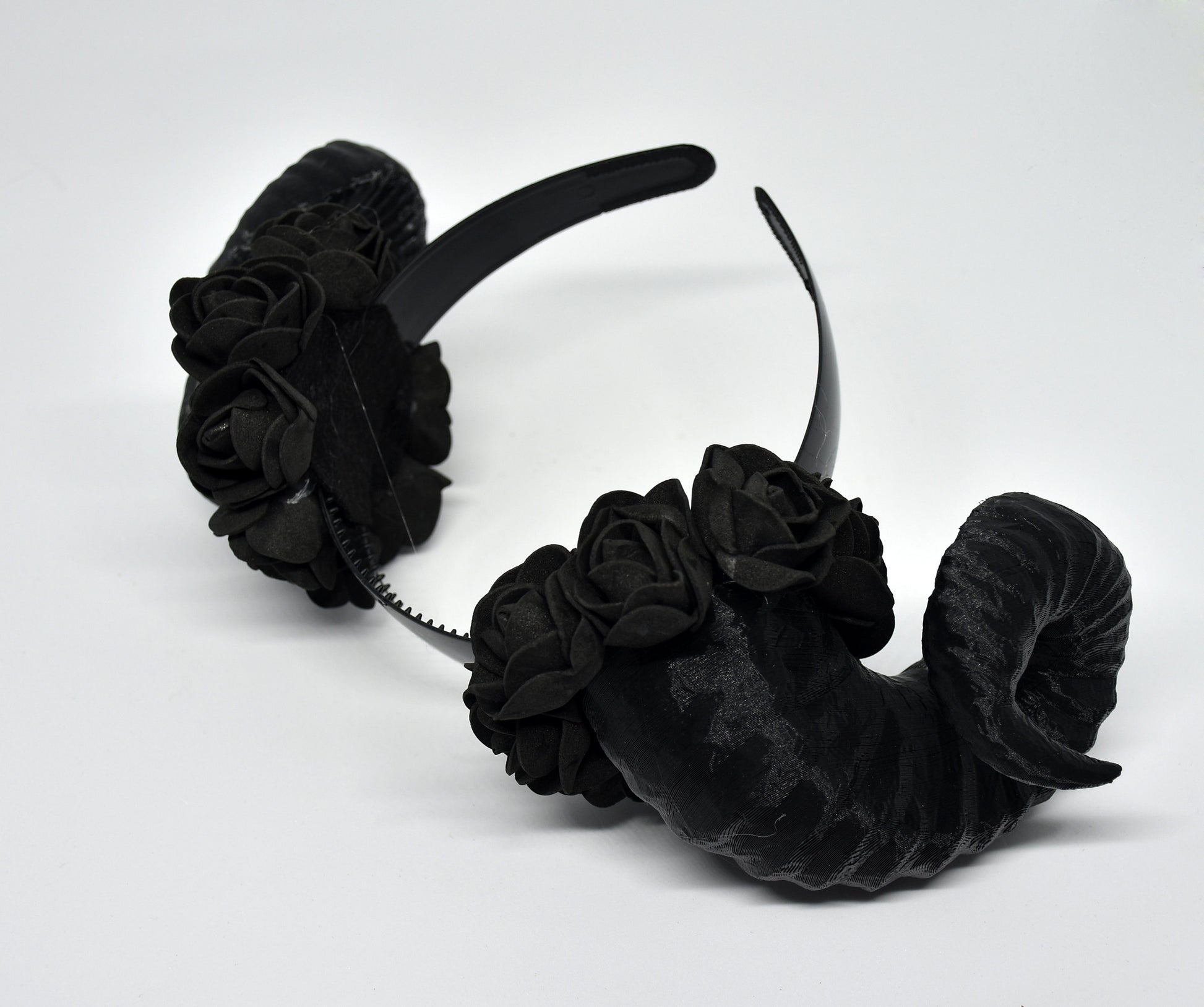Black Ram Cosplay Horns Headband