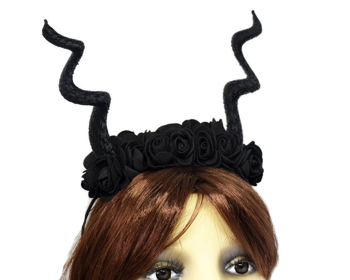 Demon Twisted Horns Headband
