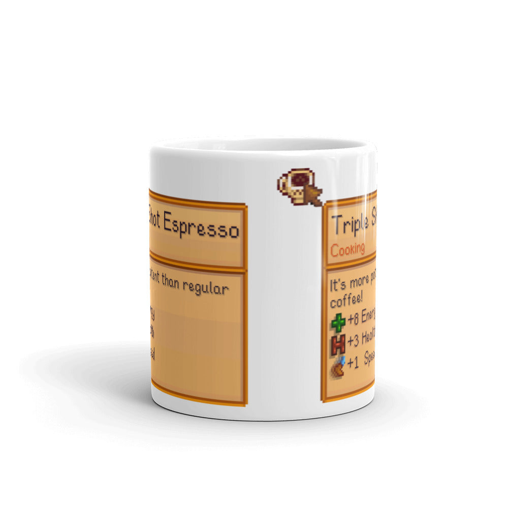 Triple Shot Espresso Mug - Stardew Valley