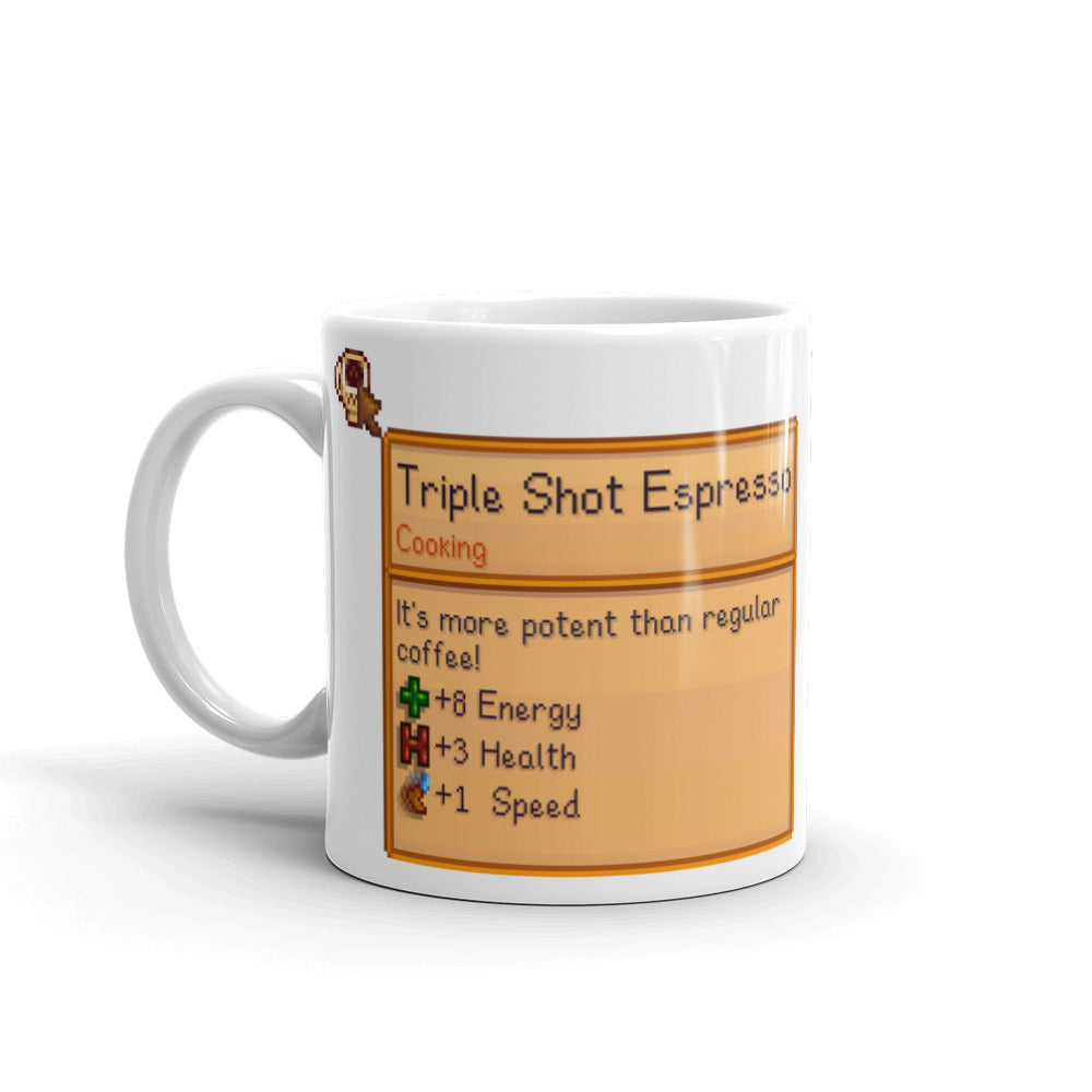 Triple Shot Espresso Mug - Stardew Valley