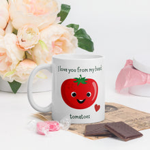 Load image into Gallery viewer, I love you tomatoes mug
