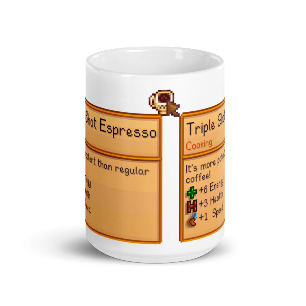 Triple Shot Espresso Mug - Stardew Valley