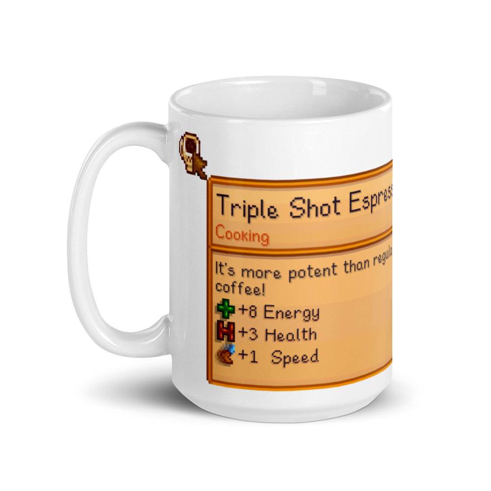 Triple Shot Espresso Mug - Stardew Valley