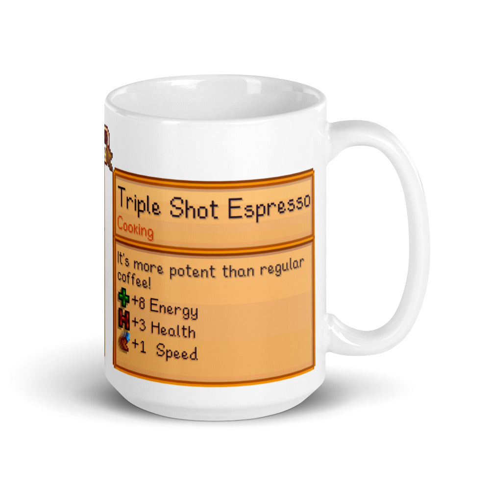 Triple Shot Espresso Mug - Stardew Valley